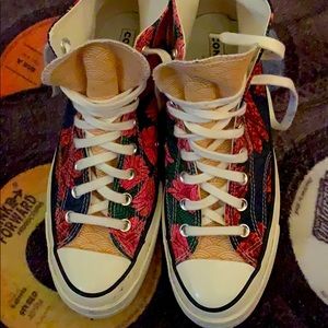 Floral Print designed Chuck Taylors Converse
